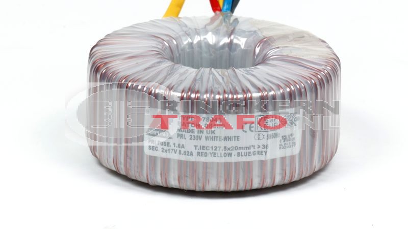 Ringkerntrafo 78043: 230V / 2x17V 300VA