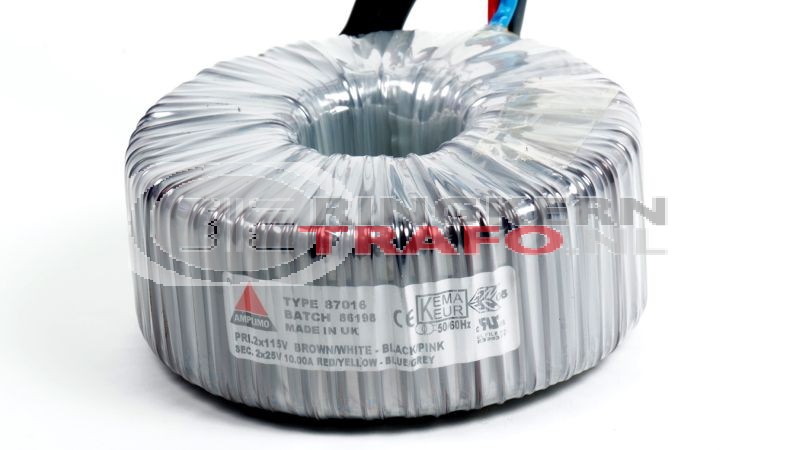 Ringkerntrafo 87016: 2x115V / 2x25V 500VA