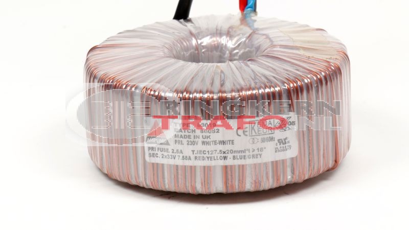 Ringkerntrafo 88019: 230V / 2x33V 500VA