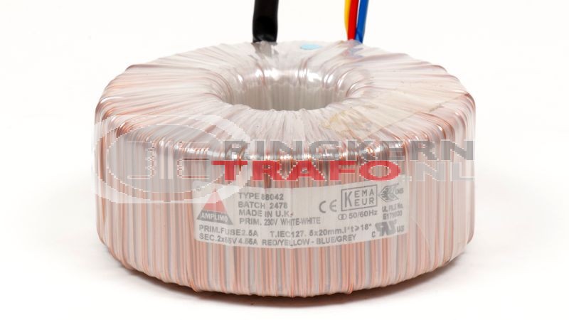 Ringkerntrafo 88042: 230V / 2x55V 500VA