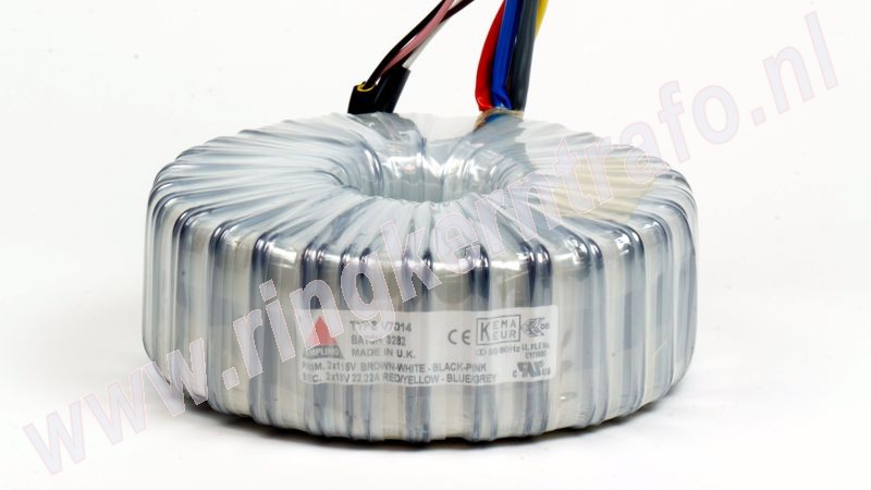 Ringkerntrafo V8014: 2x115V / 2x18V 800VA