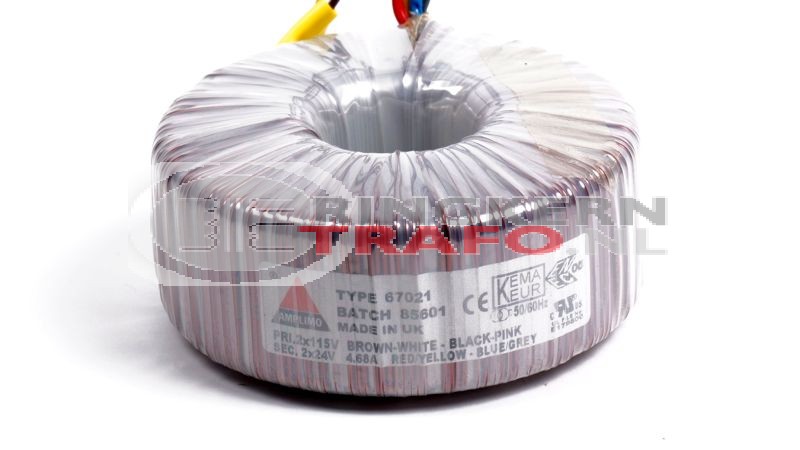 Ringkerntrafo 67021: 2x115V / 2x24V 225VA