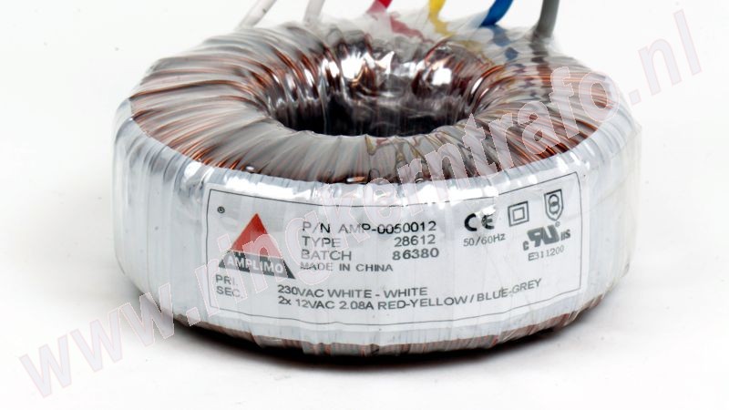 Ringkerntrafo 28612: 230V / 2x12V 50VA