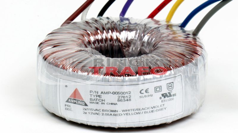 Ringkerntrafo 27612: 2x115V / 2x12V 50VA