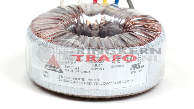 Ringkerntrafo 38611: 230V / 2x9V 80VA