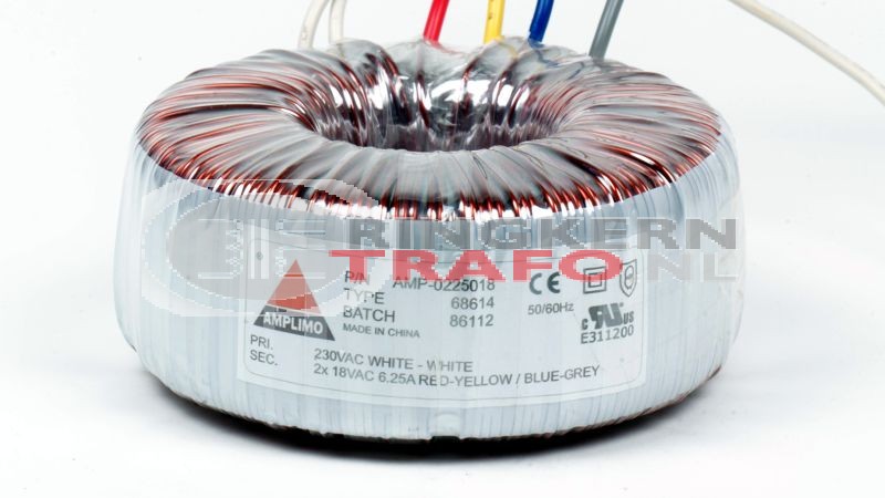 Ringkerntrafo 68614: 230V / 2x18V 160VA