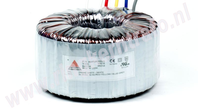 Ringkerntrafo 98616: 230V / 2x25V 625VA