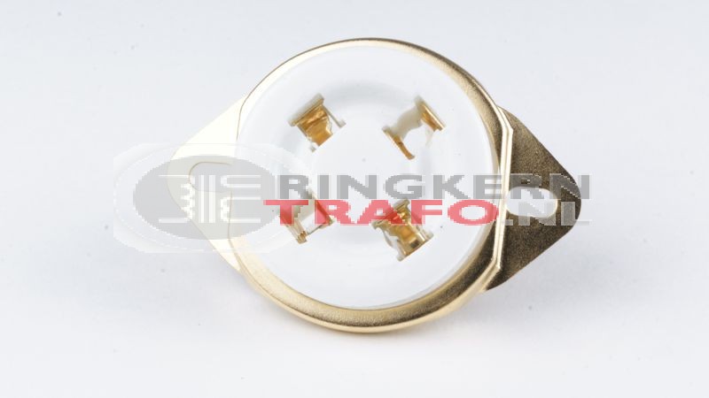 UX4, American 4 pin, GOLDPLATED