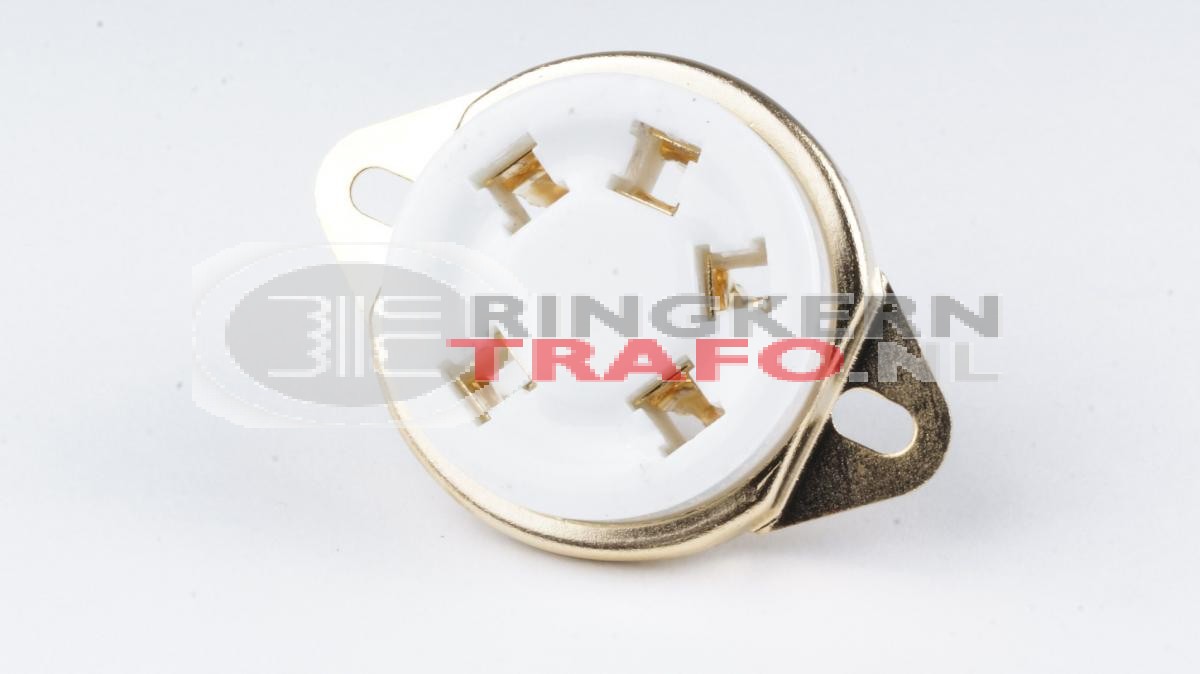 UX5, American 5 pin, keramisch, VERGULD
