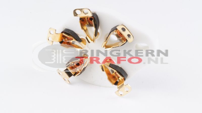 UX5, American 5 pin, keramisch, VERGULD