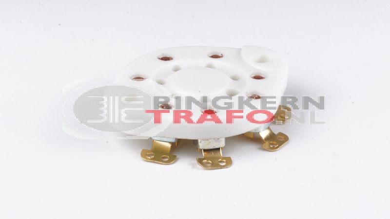 UX7, American 7 pin, keramisch, VERGULD