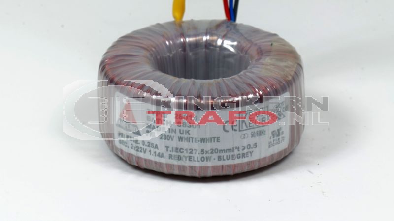 Ringkerntrafo 28015: 230V / 2x22V 50VA