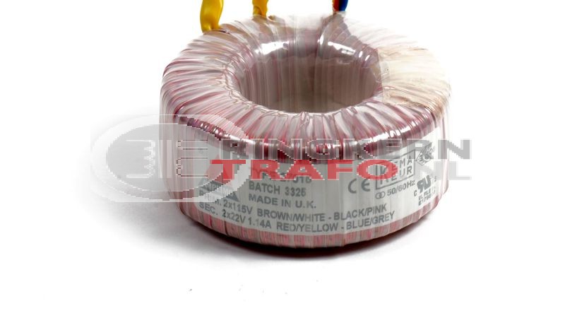 Ringkerntrafo 27015: 2x115V / 2x22V 50VA