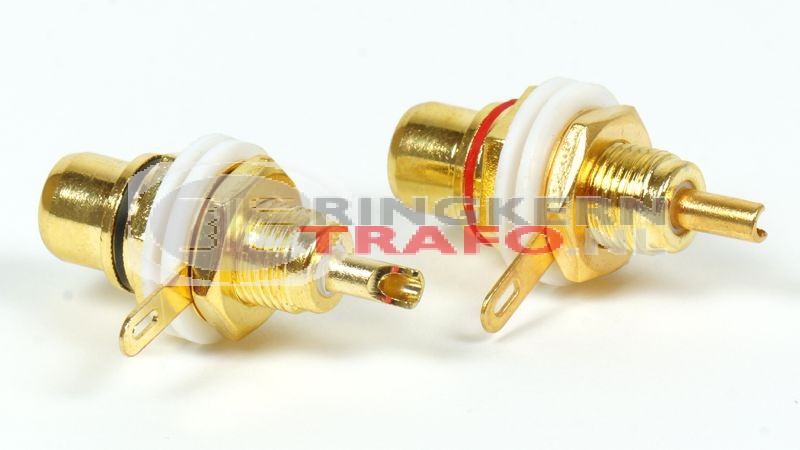 Cinch, tulp, RCA connectoren (PAAR)