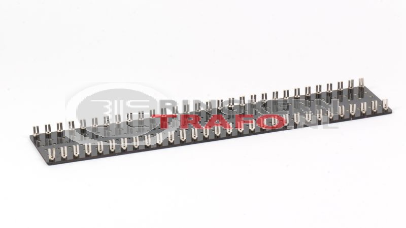 soldeerbord zwart met 2x30 contacten