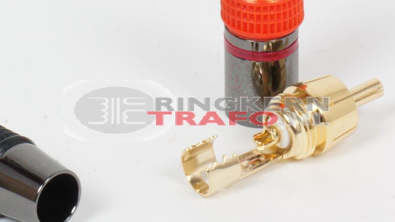 Cinch, tulp, RCA steker (PAAR)