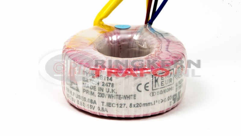 ringkern trafo voor microcontroller