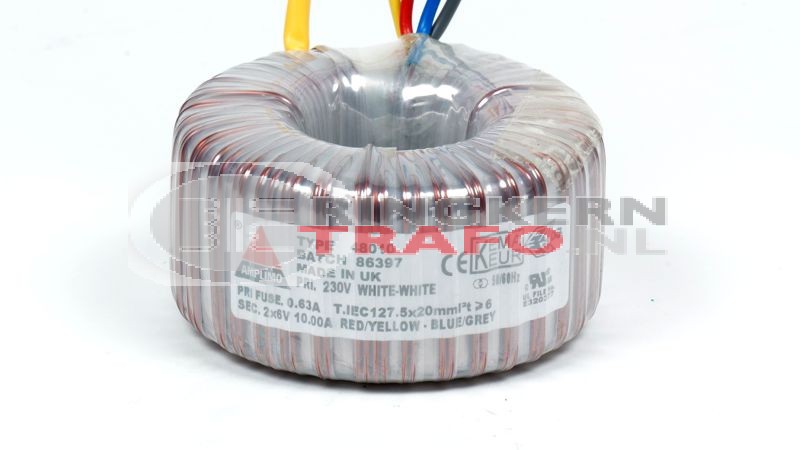 Ringkerntrafo 48010: 230V / 2x6V 120VA