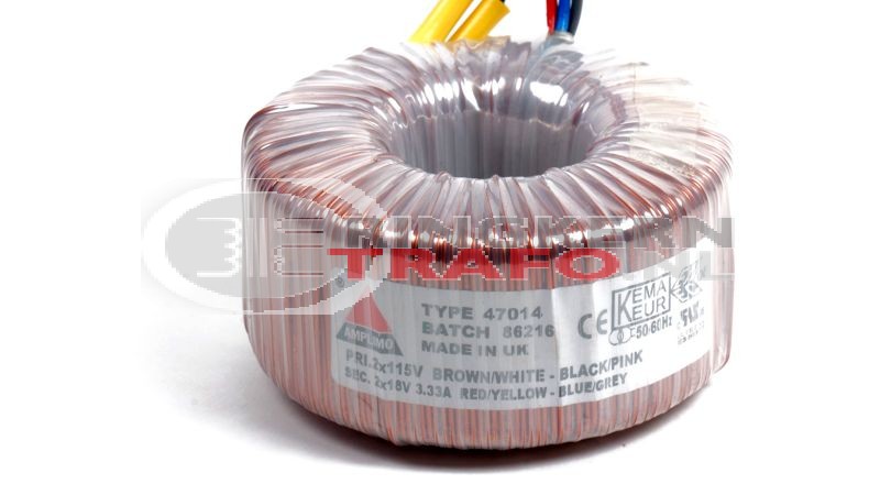 Ringkerntrafo 47014: 2x115V / 2x18V 120VA