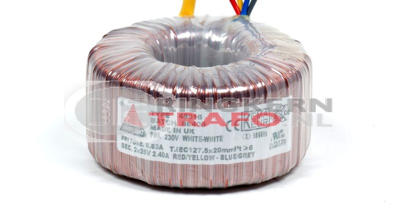 Ringkerntrafo 48016: 230V / 2x25V 120VA