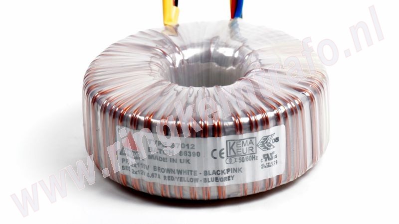 Ringkerntrafo 57012: 2x115V / 2x12V 160VA