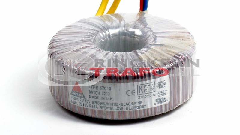 Ringkerntrafo 57013: 2x115V / 2x15V 160VA