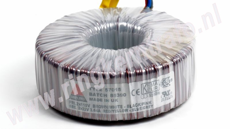 Ringkerntrafo 57015: 2x115V / 2x22V 160VA