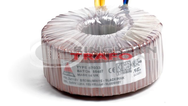 Ringkerntrafo 67033: 2x115V / 2x50V 225VA