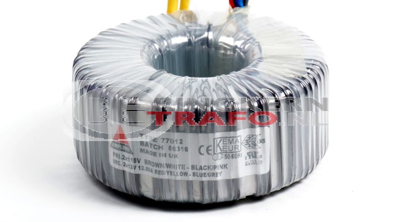 Ringkerntrafo 77012: 2x115V / 2x12V 300VA