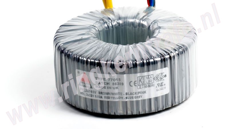 Ringkerntrafo 77015: 2x115V / 2x22V 300VA